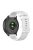 For Garmin Vivomove Sport/Venu 2 Plus 20mm Silicone Smart Watch Strap Grid Texture Adjustable Wristband - White