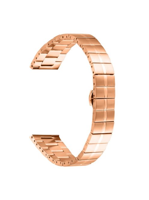 For Garmin Vivomove Style / Garminmove Style Replacement Band Stainless Steel Watch Strap - Rose Gold