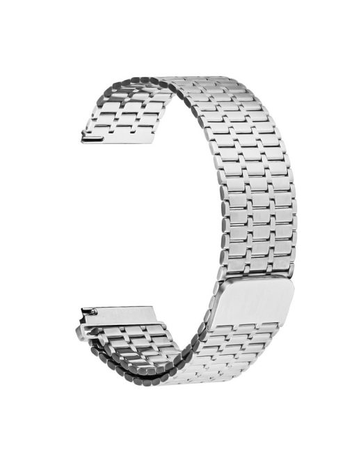 For Garmin Vivomove Style / Vivomove / Vivomove HR Sport / Garminmove Style Magnetic Stainless Steel Watch Band - Silver