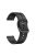 For Garmin VivoMove Trend / Luxe / Style 20mm Watch Band Silicone Wrist Strap with Square Buckle - Black