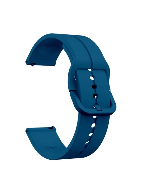 For Garmin VivoMove Trend / Luxe / Style 20mm Watch Band Silicone Wrist Strap with Square Buckle - Cyan