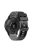 For Garmin vivomove Trend / Luxe / Style Replacement Watch Strap 20mm Dual Color Silicone Watch Band - Black / Grey