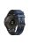 For Garmin vivomove Trend / Luxe / Style Replacement Watch Strap 20mm Dual Color Silicone Watch Band - Dark Blue / Black