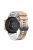 For Garmin vivomove Trend / Luxe / Style Replacement Watch Strap 20mm Dual Color Silicone Watch Band - Khaki / White