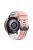 For Garmin vivomove Trend / Luxe / Style Replacement Watch Strap 20mm Dual Color Silicone Watch Band - Light Pink / White