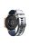 For Garmin vivomove Trend / Luxe / Style Replacement Watch Strap 20mm Dual Color Silicone Watch Band - White / Blue