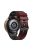 For Garmin vivomove Trend / Luxe / Style Replacement Watch Strap 20mm Dual Color Silicone Watch Band - Wine Red / Black