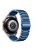 For Garmin Vivomove/Vivomove HR Stainless Steel Watch Strap Quick Release 20mm Watchband with Folding Clasp - Blue