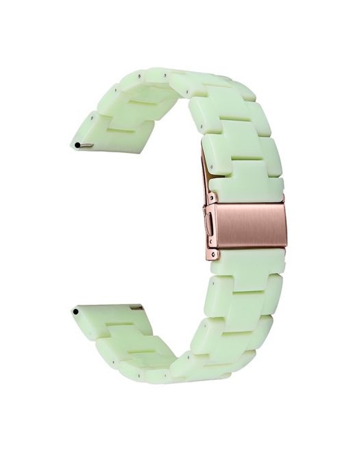 For Garmin Vivomove3/Garmin Move3 Fashionable Watch Strap Replacement Resin Wrist Band 20mm - Avocado Green