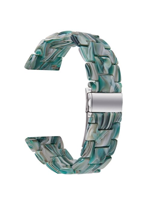 For Garmin Vivomove3/Garmin Move3 Fashionable Watch Strap Replacement Resin Wrist Band 20mm - Dazzle Green