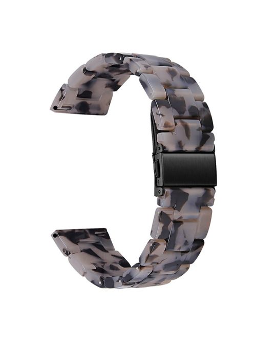 For Garmin Vivomove3/Garmin Move3 Fashionable Watch Strap Replacement Resin Wrist Band 20mm - Grey