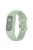 For Garmin Vivosmart 5 Anti-scratch Silicone Watch Band with Case Protector Wrist Strap - Light Green