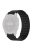 For Huami Amazfit Falcon / Garmin Fenix 7 / 6 / 5 Magnetic Watch Band Silicone Replacement Strap with 22mm PC Connector - Black