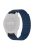 For Huami Amazfit Falcon / Garmin Fenix 7 / 6 / 5 Magnetic Watch Band Silicone Replacement Strap with 22mm PC Connector - Dark Blue