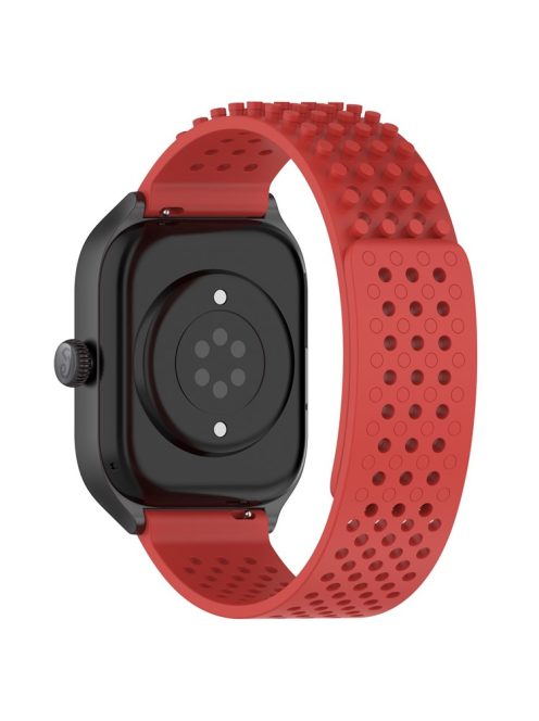 For Huami Amazfit GTR 4 46mm / Garmin Forerunner 255 / Huawei Watch 3 Pro Watch Strap 22mm Silicone Watch Band - Red