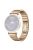 For Huawei Watch GT 4 41mm / Garmin Venu 3S / 2S Stainless Steel Watch Strap 18mm Universal Replacement Wrist Band - Rose Gold