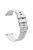 For Huawei Watch GT 4 41mm / Garmin Venu 3S / Garmin Forerunner 265S Universal 18mm Silicone Watch Strap - White