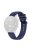 For Huawei Watch GT 4 41mm / Garmin Venu 3S 18mm Watch Strap Silicone Band Replacement - Midnight Blue