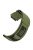 For Huawei Watch GT 4 41mm / Garmin Venu 3S Nylon Watch Band 18mm Loop Fastener Strap - Army Green