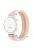 For Huawei Watch GT 4 41mm / Garmin Venu 3S Watch Band 18mm Nylon Loop Adjustable Wrist Strap - Starlight+Light Pink