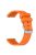 For Samsung Galaxy Watch FE 40mm / Watch6 Classic / Watch 5 / Garmin Vivoactive 5 Wrist Band 20mm Fluorine Rubber Strap - Orange