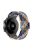 For Samsung Galaxy Watch3 41mm / Garmin Forerunner 645 / Huawei Watch GT 2 42mm Watch Strap 20mm Nylon Band - Denim