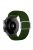 For Samsung Galaxy Watch3 41mm / Garmin Forerunner 645 / Huawei Watch GT 2 42mm Watch Strap 20mm Nylon Band - Green