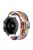 For Samsung Galaxy Watch3 41mm / Garmin Forerunner 645 / Huawei Watch GT 2 42mm Watch Strap 20mm Nylon Band - Official Rainbow