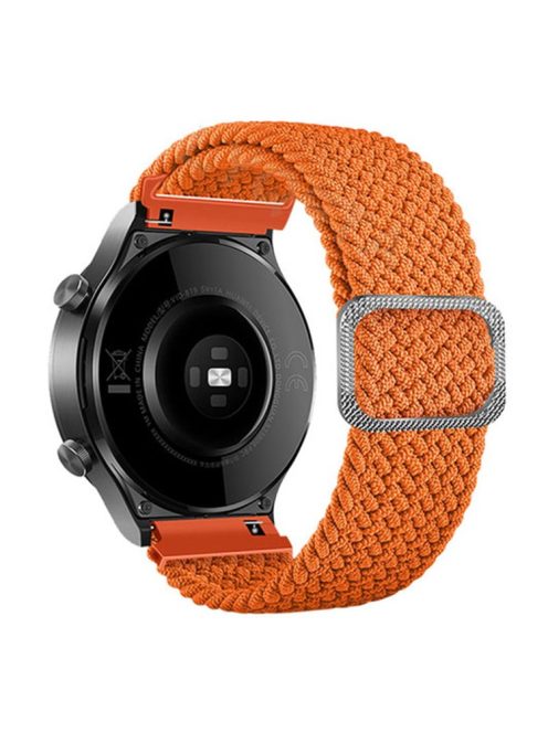 For Samsung Galaxy Watch3 41mm / Garmin Forerunner 645 / Huawei Watch GT 2 42mm Watch Strap 20mm Nylon Band - Pawpaw