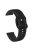 For Samsung Galaxy Watch3 45mm / Garmin Forerunner 265 / Venu 3 Stitching Line Silicone Watch Band 22mm Wrist Strap - Black+White Line