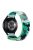 For Samsung Galaxy Watch3 45mm / Garmin Venu 3 Watch Band 22mm Nylon Loop Camouflage Strap - Dark Green Camo