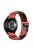 For Samsung Galaxy Watch3 45mm / Garmin Venu 3 Watch Band 22mm Nylon Loop Camouflage Strap - Orange Camo