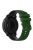 For Samsung Galaxy Watch3 45mm / Huawei Watch 3 / Garmin Forerunner 255 / Apex 46mm Silicone Watch Band 22mm Dual Color Adjustable Wrist Strap - Army Green / Black