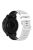 For Samsung Galaxy Watch3 45mm / Huawei Watch 3 / Garmin Forerunner 255 / Apex 46mm Silicone Watch Band 22mm Dual Color Adjustable Wrist Strap - White / Black