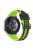 For Samsung Galaxy Watch3 45mm R840 / Galaxy Watch 46mm  / Garmin Vivoactive 4 Silicone Watch Band 22mm Dual Color Adjustable Wrist Strap - Black / Lime