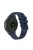 For Samsung Galaxy Watch3 45mm R840 / Galaxy Watch 46mm / Garmin Forerunner 255 Silicone Watch Bands 22mm Wave Grain Dots Replacement Watch Straps - Navy Blue