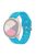 For Samsung Galaxy Watch3 45mm/Huawei Watch GT 3 Pro 46mm/Garmin Venu 2 Soft Silicone Sport Strap 22mm Hollowed-out Plum Blossom Replacement Wristband - Luminous Blue