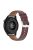 For Samsung Galaxy Watch3 45mm/Huawei Watch GT 3/Honor Watch GS3/Garmin/Xiaomi Mi Watch S1 22mm Genuine Leather Strap Watch Band - Dark Brown