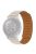 For Samsung Galaxy Watch4 40mm/44mm/Garmin Venu 2 Plus Silicone Watch Band 20mm Magnetic Wrist Strap Replacement - Beige