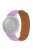 For Samsung Galaxy Watch4 40mm/44mm/Garmin Venu 2 Plus Silicone Watch Band 20mm Magnetic Wrist Strap Replacement - Light Purple