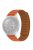 For Samsung Galaxy Watch4 40mm/44mm/Garmin Venu 2 Plus Silicone Watch Band 20mm Magnetic Wrist Strap Replacement - Orange