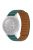 For Samsung Galaxy Watch4 40mm/44mm/Garmin Venu 2 Plus Silicone Watch Band 20mm Magnetic Wrist Strap Replacement - Peacock Green