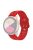 For Samsung Galaxy Watch4 40mm/44mm/Watch4 Classic 42mm/Garmin Venu 2 Plus Plum Blossom Silicone Band 20mm Soft Hollowed-out Sport Strap Wristband - Red