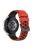 For Samsung, Huawei, Huami, Garmin, Polar Universal Watch Strap Silicone 22mm Watch Band with Multi Round Holes - Red  /  Black