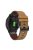 Genuine Leather Smart Watch Replacement Band for Garmin Fenix 6 - Brown