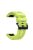 Horizontal Streak with Black Triangle Buckle Silicone Watch Band for Garmin Fenix 5X - Fluorescent Green