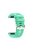 Horizontal Stripes Soft Silicone Watch Strap Replacement for Garmin Fenix 5X Plus - Green