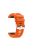 Horizontal Stripes Soft Silicone Watch Strap Replacement for Garmin Fenix 5X Plus - Orange