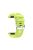 Horizontal Stripes Soft Silicone Watch Strap Replacement for Garmin Fenix 5X Plus - Yellowgreen