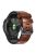 KALEBO KLB-EYWGJPU-001 For Garmin Fenix 6X  /  Fenix 7X  /  Instinct 2X Wrist Watch Band QuickFit 26mm Crocodile Texture Strap - Brown